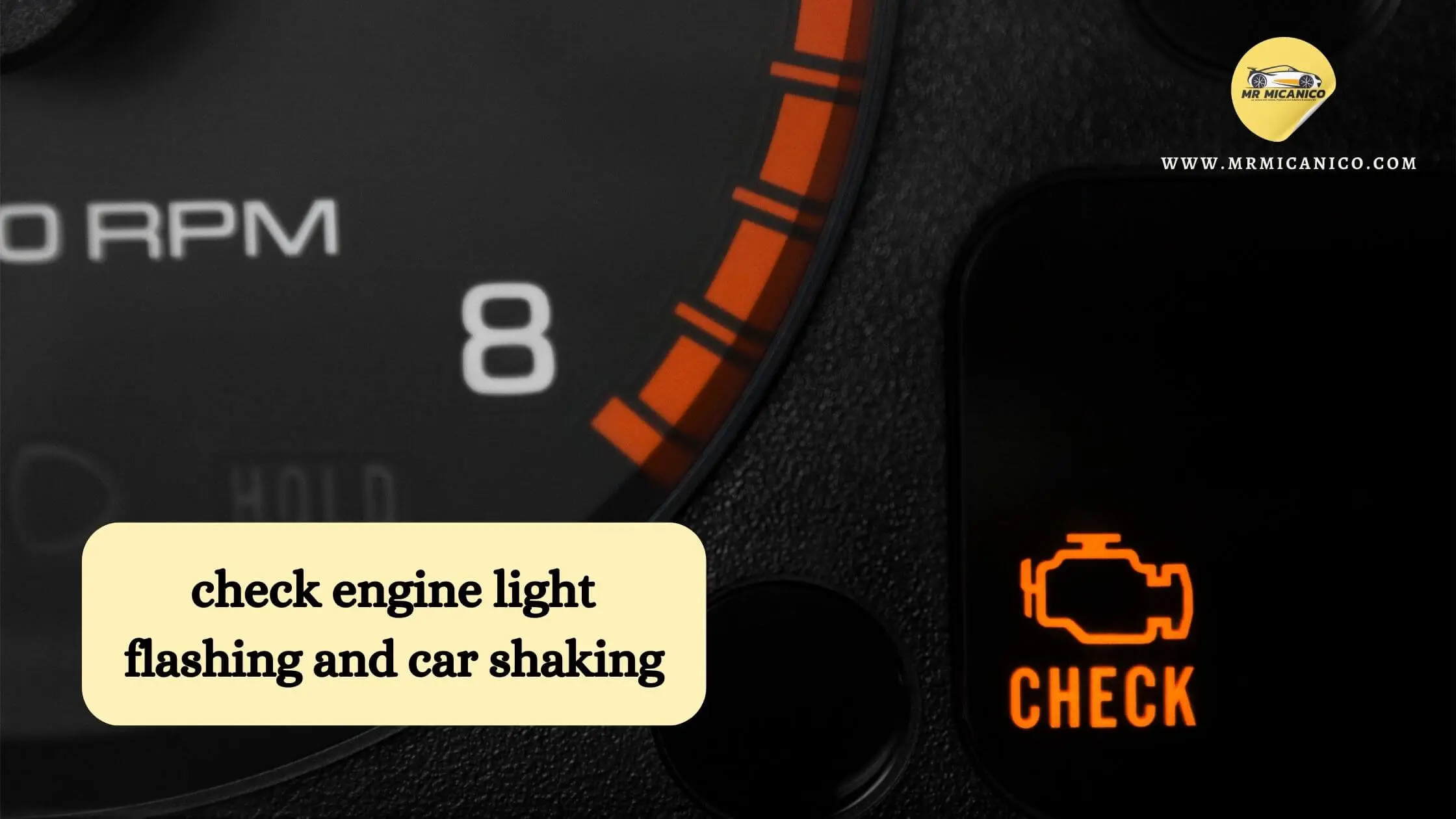 check engine light flashing and car shaking